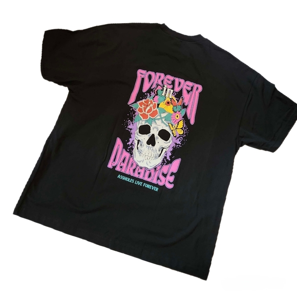 🆕️ ☆ Assholes Live Forever 'Forever in Paradise' Graphic Tee - Picture 2 of 8